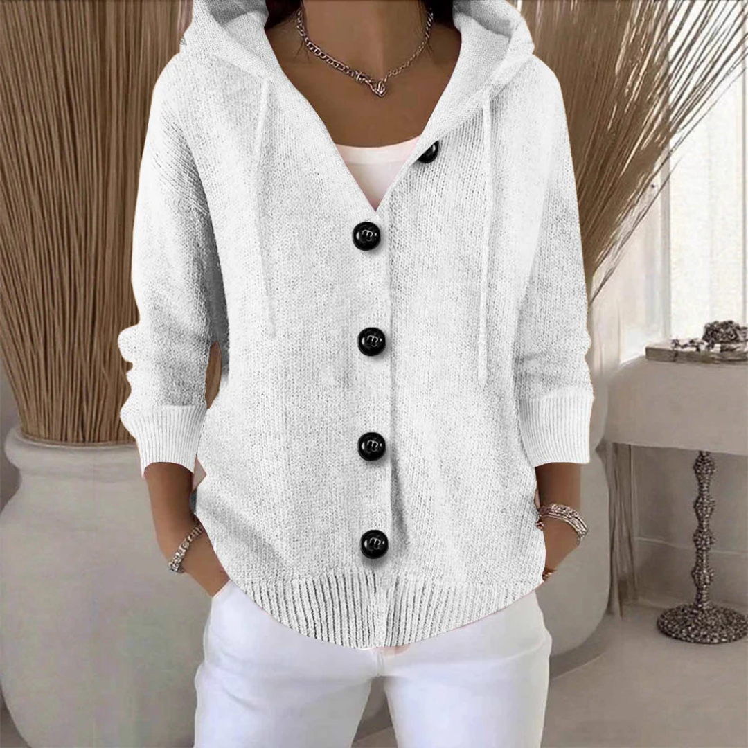 Clara | Cardigan in Maglia con Cappuccio