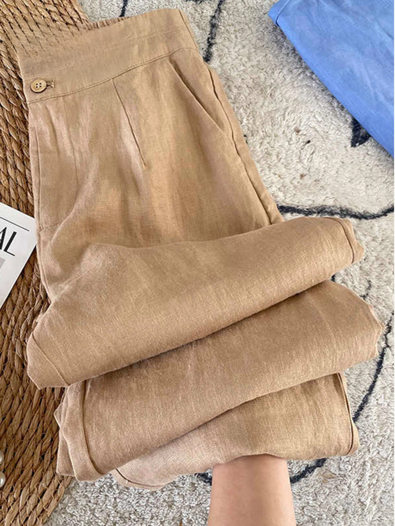 Maia | Pantaloni heritage in lino