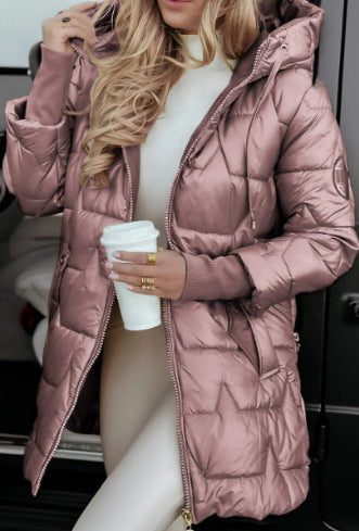 Nolwen | Cappotto Invernale Elegante con Cappuccio e Imbottitura