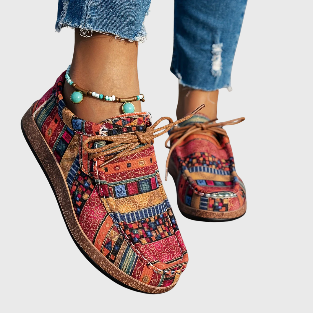 Aurora | Scarpe rétro colorate da donna