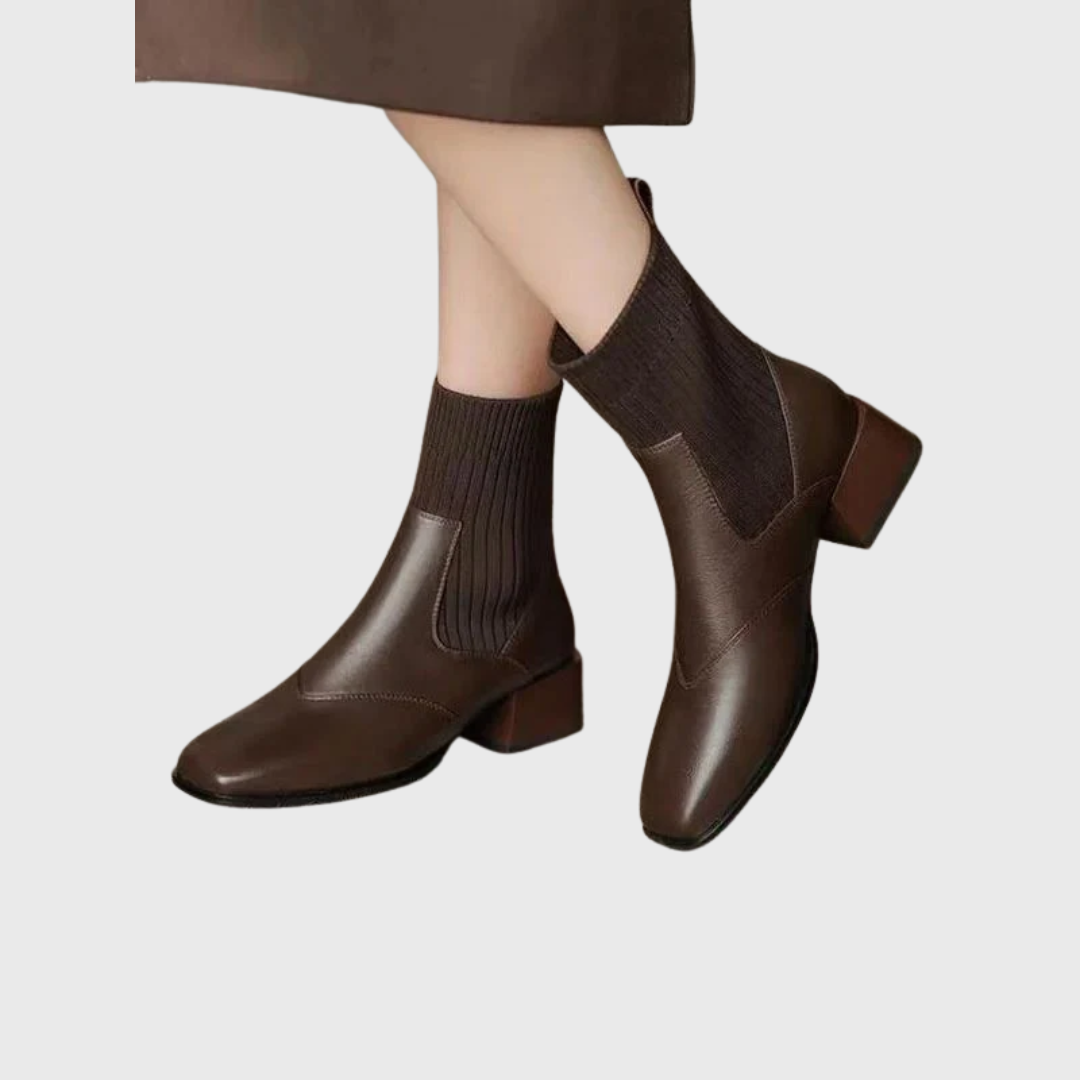 Lina | Stivaletti Caldi con Tacco Medio