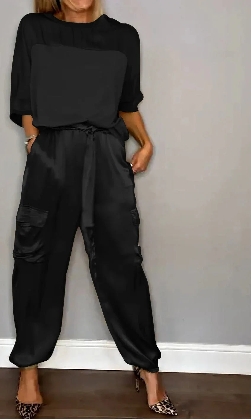 Evelina | eleganza satinata casual