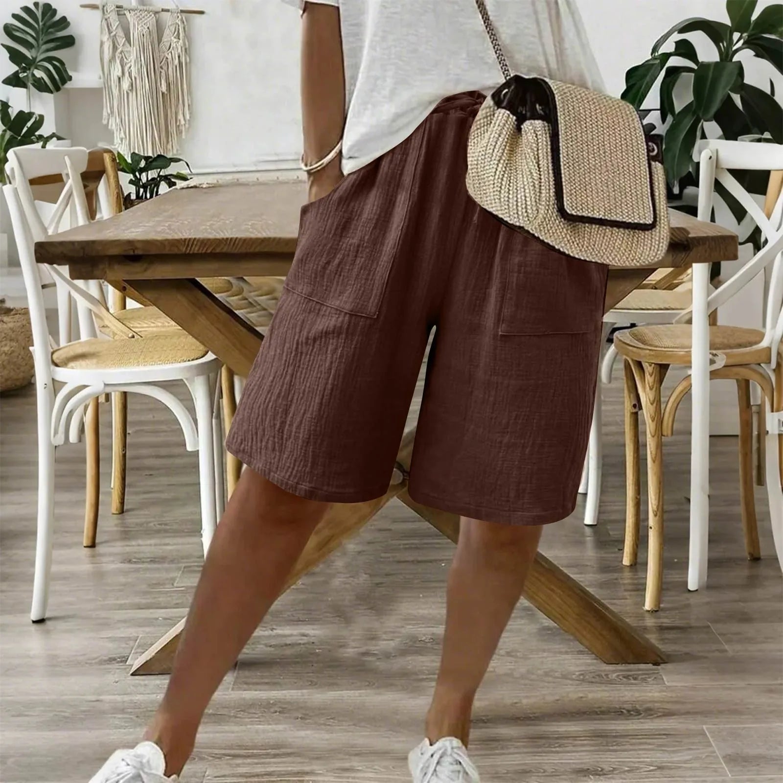 Sienna | Shorts in cotone e lino