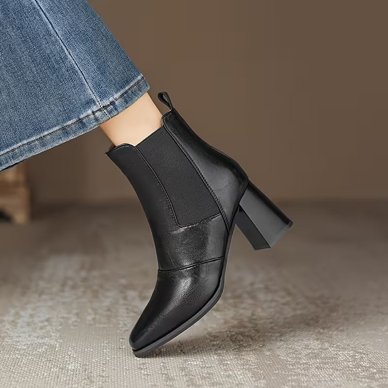 Mara | Stivaletti di Lusso con Tacco Medio