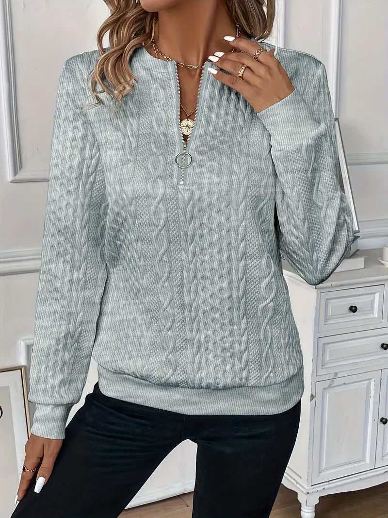 Lucia | Maglione con zip elegante