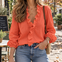 Camicetta donna con volant | Skye