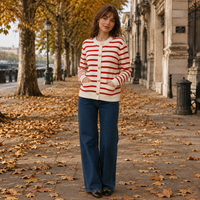 Cardigan donna a righe | Isotta