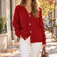 Cardigan donna a trecce | Greta