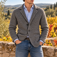 Cardigan uomo con revers | Logan