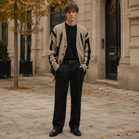 Cardigan uomo geometrico | Sebastian