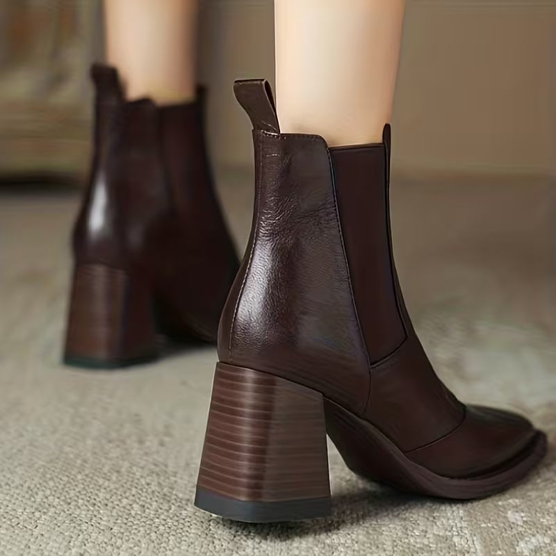 Mara | Stivaletti di Lusso con Tacco Medio