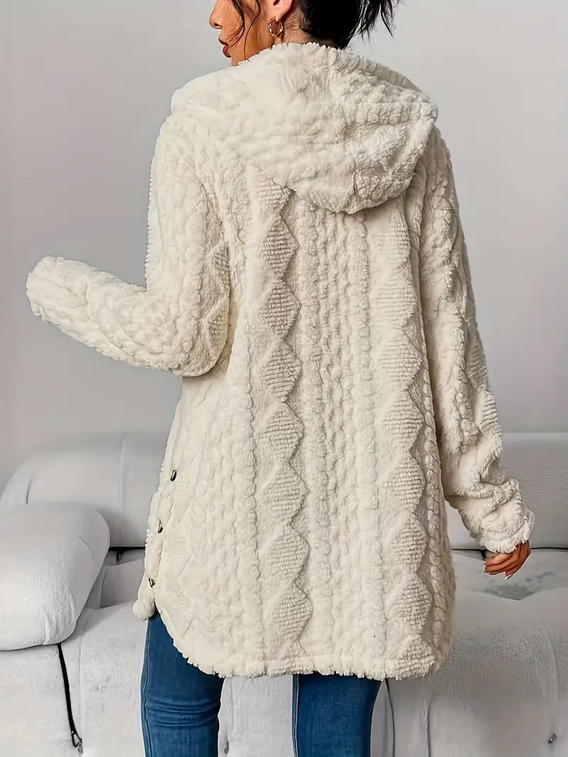 Velora | Cardigan Morbido con Cappuccio