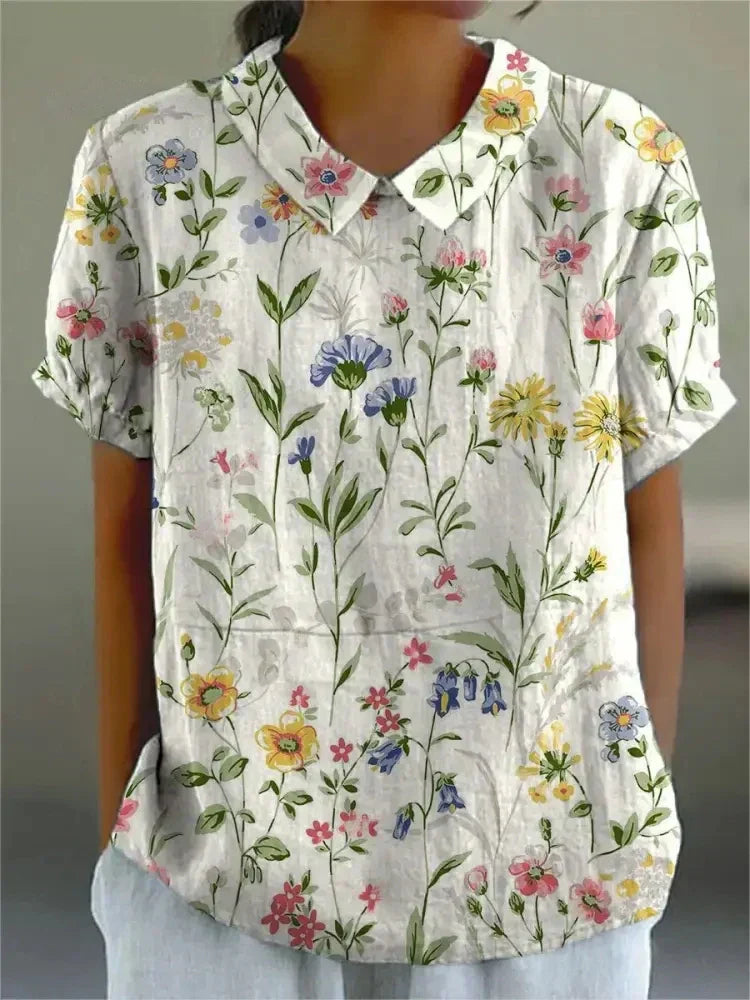 Sofia | Camicia floreale elegante