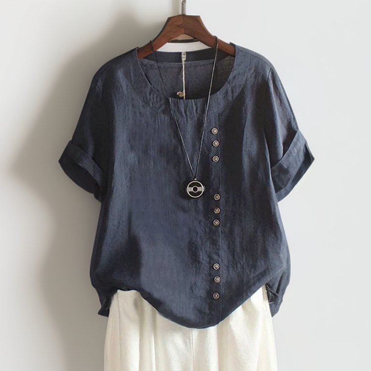Isla | T-shirt chic con bottoni
