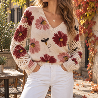 Maglione donna floreale | Marta