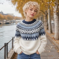 Maglione donna jacquard | Peyton