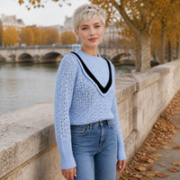 Maglione donna traforato | Lila