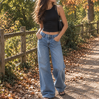 Pantaloni donna gamba larga | Clelia