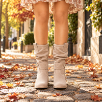 Stivali donna arricciati | Reva