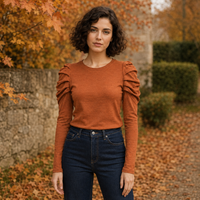 Top donna maniche a sbuffo | Vincenza