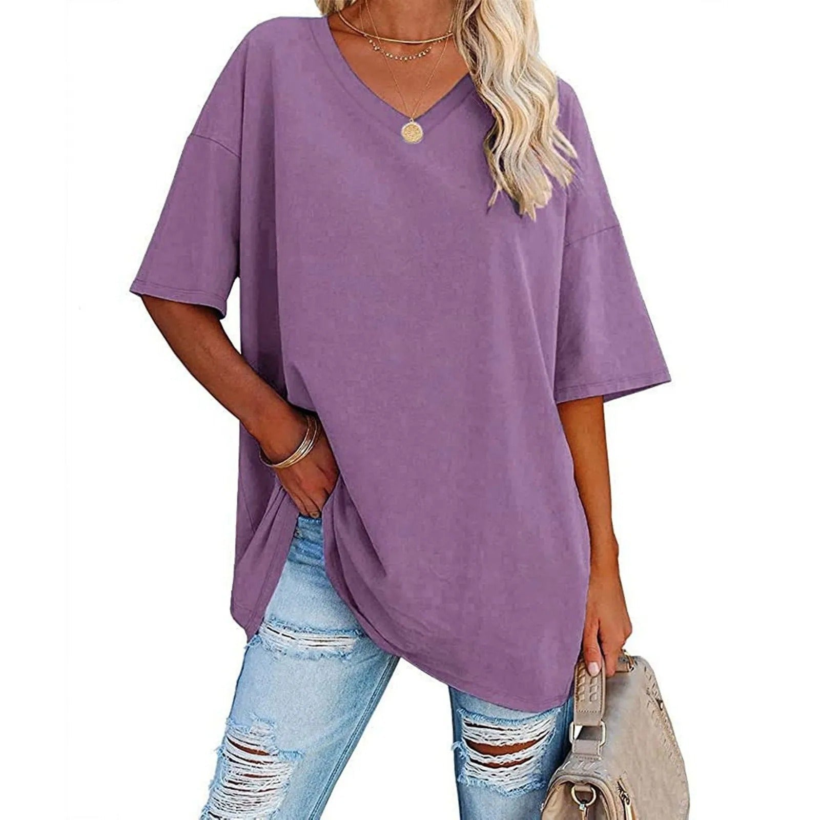 Gisele | T-shirt elegante in cotone